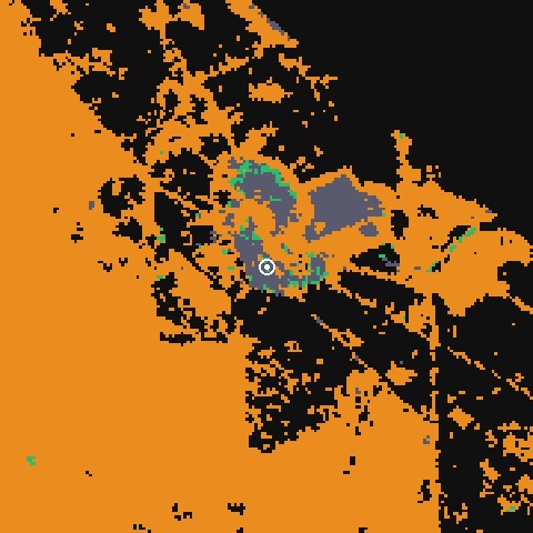 EMIT hyperspectral mineral classes over the asset